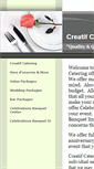 Mobile Screenshot of creatifcatering.com